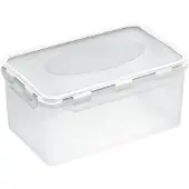 PLAST TEAM Vertriebs GmbH Luchtdichte verse-verpakking, 2 liter, wit