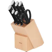 Tefal K232S7, 9 cm, Roestvrij staal, 7 stuks