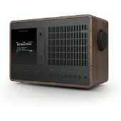 Revo SuperConnect tafelradio walnoot/ zwart