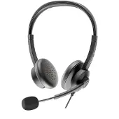 Axtel AXH-ACEUCD hoofdtelefoon/headset Bedraad Hoofdband Kantoor/callcenter USB Type-C / USB Type-A Zwart