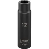 DeWalt DT7546 Krachtdop 1/2" lang | 12mm