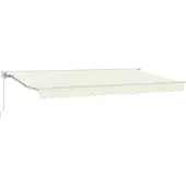 vidaXL Zonnescherm Frame Crèmekleurig 350 x 200 cm