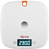 Girmi PS02 Tafelblad Rond Elektronische keukenweegschaal Oranje, Wit