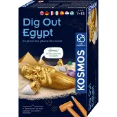 Kosmos Dig Out Pharaoh's Treasure - Opgravingsset - Graaf de Schat van de Farao Op - Inclusief Sarcofaag, Canopen, Edelstenen en Hiërogliefenpuzzel - STEM Speelgoed - Vanaf 7 Jaar
