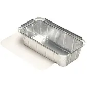Papstar 14514 Einweg-Lebensmittelbehälter Aluminium