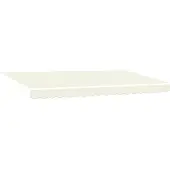 vidaXL Uitschuifbare luifel Crème 350 x 200 cm Stof