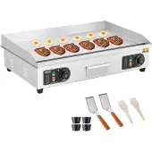 Vevor Commerciële elektrische grillplaat 4400 W