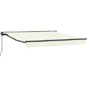 vidaXL Zonnescherm Frame Crèmekleurig 300 x 250 cm
