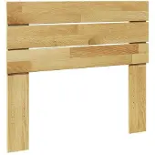 vidaXL Hoofdbord 90 cm massief eikenhout