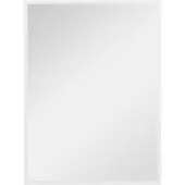 HOMCOM -Wandspiegel-Glas-60x80x2cm-Wit