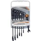 Draper Tools Ratelcombinatiesleutel set 7-dlg zwart 51178