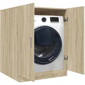 vidaXL Wasmachinekast 70,5x71,5x91,5 cm sonoma eikenkleurig
