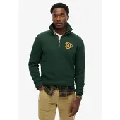 Superdry Sweatshirt 'SD & CO' groen / oranje
