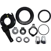 Shimano Montuurset 7r45 Staal Zwart 9 Delig