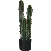 Outsunny -Kunstplanten-17x17x60cm-PE-Groen