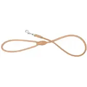 Barry King Leren Hondensnoer 1m/8mm - Stijlvol & Duurzaam - Beige