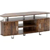 HOMCOM -TV-meubel-120x39,5x52cm-Panneaux de particules-Marron