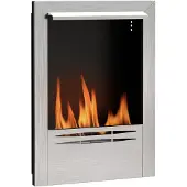HOMCOM Ethanol Haard - Roestvrij Staal - 48x18x59cm - Zilver