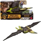Jurassic World Dinosaur Pteranodon Figure Grijs Kinderen