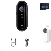 INF Y3 Thumb Camera - 1080P, WiFi en 128G opslag inbegrepen