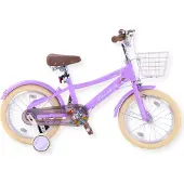 Buxibo - Kinderfiets voor Meisjes - Luna - 16 Inch - Paars