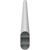 vidaXL Kaststang 12 st Zilver 464 x 15 x 29 mm Aluminiumlegering