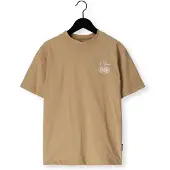Raizzed T-shirt met backprint zand Beige Jongens Katoen Ronde hals Backprint - maat 140
