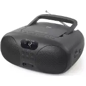 Muse Radio portable Bluetooth MD-208 FM avec lecteur CD Noir