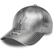 New Era 9forty NY Metallic Silver Womens Cap | Default Title