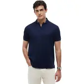 Tommy Hilfiger Donkerblauwe polo korte mouw