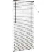 vidaXL Venetiaanse jaloezie Donkerbruin met Patroon 213 x 90 cm 25 mm