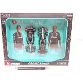 Bburago Mercedes-AMG W15 F1 Bolides-set 1:43 Hamilton & Russell