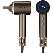 Elit Aurra Lux bruin- Föhn met lonen Technologie- BLDC Motor- 1600W- Digitaal display- Sneldrogend- Professionele haardroger.