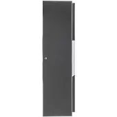 LINDBY LED-wandlamp buiten Aurali, zwart, Aluminium, Modern, LED wandlamp buiten