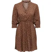 ONLY Blousejurk 'ONLRaya' bruin / wit