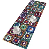 Bertoni-arco - Tafelloper / Tafelkleed - Vilt - 115x40cm - Frania print patroon