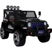 NASZEDZIECI Elektrische kinderauto, model S2388, Jeep, zwart, 4x4, 45W