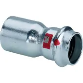Viega Prestabo reduktion muffe/nippel 42-22mm af ulegeret stål SC-contur