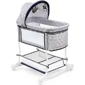 Milly Mally Dream On 2-in-1 wiegje grijs 83x42cm - Babybedje