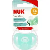 Nuk Sensitive Silicone Speen 0-6 Maanden Groen