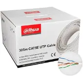 Dahua Netwerkkabel CAT5E UTP kabel 305 mtr, 100% koper, solid aders