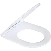 Aloni Belvit WC-bril Luxe, met automatische zachte sluiting (Softclose), toiletbril, Duroplast, wit