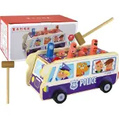 Lean Toys Houten Arcade Spel Dodgeball Politiebus
