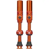 Muc-Off Big Bore Hybrid - Tubeless Ventiel - 45mm - Oranje - Kernloos ontwerp - Maximale luchtstroom - Schräder ventiel