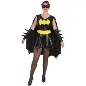 Creaciones Llopis Zwarte Superheldin Kostuum