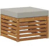 vidaXL - Buiten - Voetenbank - Massief - Acacia - Hout - Naturel