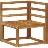 vidaXL Buitenhoekbank Massief Acacia Hout Naturel 63 x 63 x 73 cm
