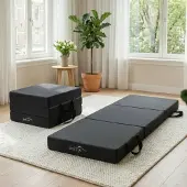 Best Life Opvouwbaar Matras - Vouwmatras - Logeermatras 1 Persoons 75x195 cm