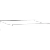 vidaXL Elektrisch Uittrekbaar Markies Frame Wit 4 x 2 m Aluminium
