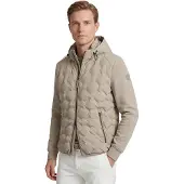 Reset beige tussenjas met capuchon rits